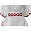LA LEELA women's Vacation Casual Swim Holiday Beachwear Summer Beach Dress Bathing Suit Cover Ups Short Dresses for Women 1X-2X White, Solid - 3 of 3