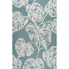 JONATHAN Y Tobago High-Low Two-Tone Monstera Leaf Floral Indoor/Outdoor Area Rug - 2 of 4