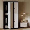 71" Tall Slim Metal Locker,2-Door Heavy Duty Storage Cabinet w/Hanging Rod, Shelf & Ventilation,Rust Resistant Steel for Office,School,Gym - 4 of 4