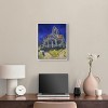 Art Remedy Vincent van Gogh - The Church in Auvers Van Gogh Classic Fields and Floral Wall Art Framed - 2 of 4