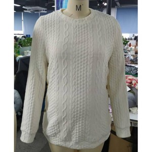 Maternity Tops Sweatshirt Button-Slit Faux Sweater - 1 of 1
