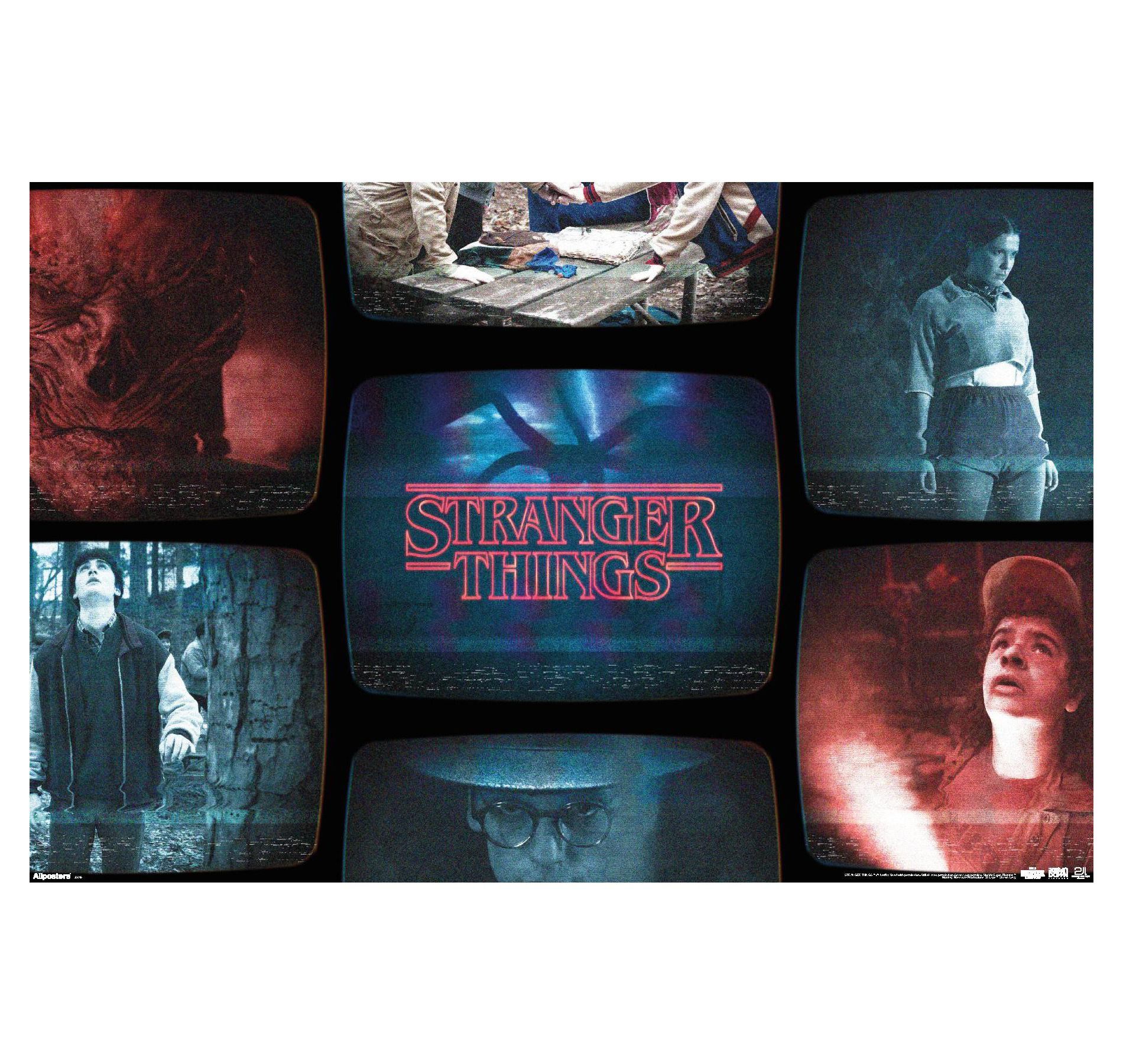 Trends International Netflix Stranger Things: Season 5 (2025) - Monitor Collage Unframed Wall Poster Prints