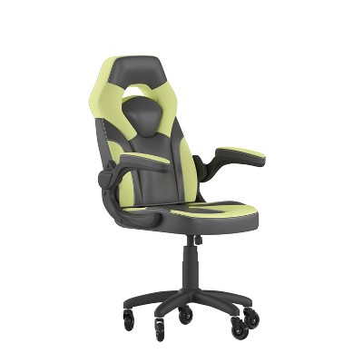 X10 Gaming Chair Racing Office Ergonomic Computer PC Adjustable Swivel Chair with Flip-up Arms