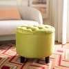 Amelia Tufted Storage Ottoman  - Safavieh - image 2 of 4