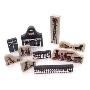 Cats Meow Village 5.0 Inch 1987 Accessory Set / 10 Accessory 1987 Retired Village Accessories - 1 of 2