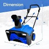 Gymax 20" Corded Snow Blower Electric Walk-Behind Snow Blower with 30 FT Throwing Distance and Dual LED Lights Blue/Red - 4 of 4