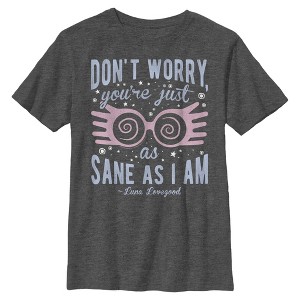 Boys Harry Potter Luna You’re Just As Sane as I Am T Shirt - 1 of 4