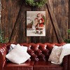 Lumabase Battery Operated Lighted Wall Art with Remote Control Santa - 2 of 4
