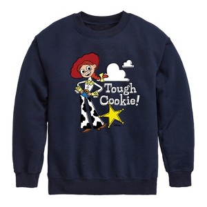 Boys' - Disney - Jessie Tough Cookie Graphic Long Sleeve Fleece Sweatshirt - 1 of 4