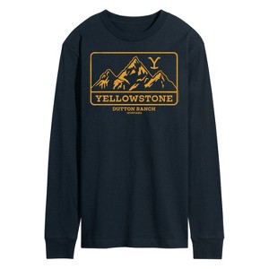 Men's - Yellowstone - Yellowstone Dutton Ranch Long Sleeve Graphic T-Shirt - 1 of 4