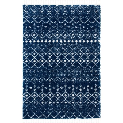 Berber Fringe Shag BFG516 Power Loomed Rug - Safavieh