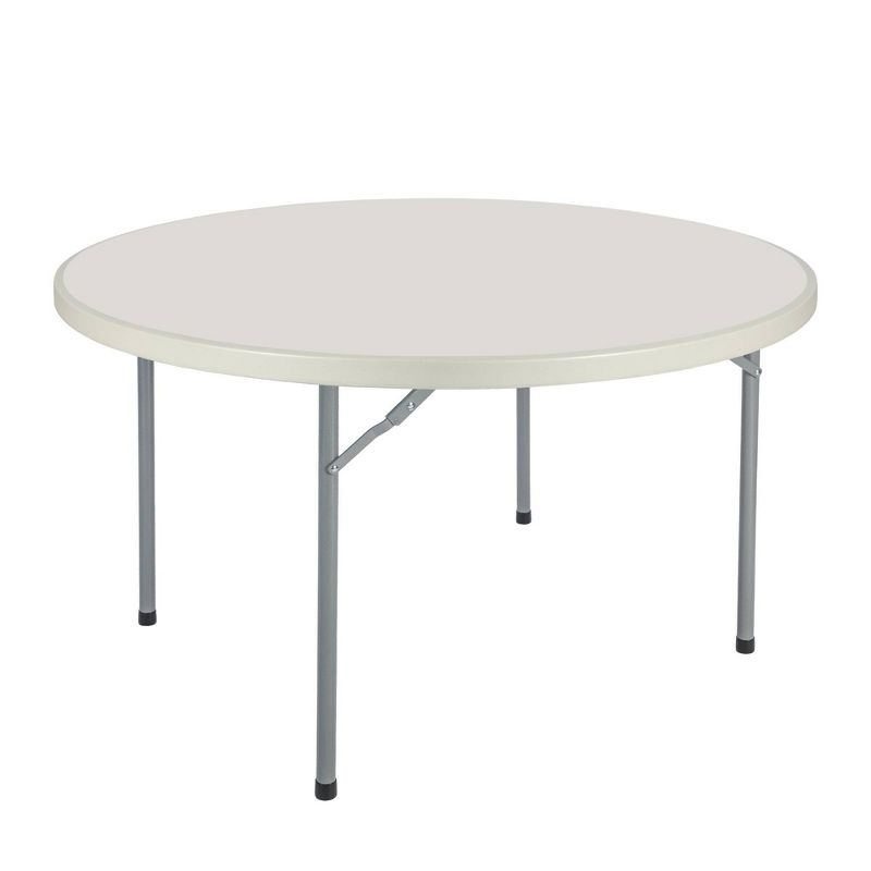 48&#34; Heavy Duty Round Folding Banquet Table Speckled Gray - Hampden Furnishings, 1 of 5