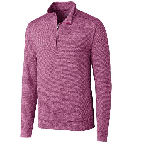 Cutter & Buck Stealth Heathered Mens Big and Tall Quarter Zip