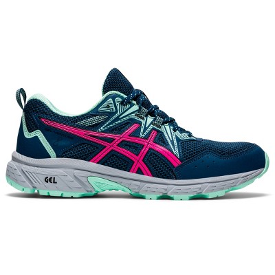 Asics Women's Gel-venture 8 Running Shoes, 5m, Mako Blue/pink Glo : Target