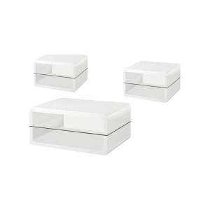 Coaster,Elana 2-piece Coffee and End Table Set - 1 of 4