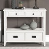 NicBex 36.02''Console Table with 4 Storage Drawers Modern Side Table with Open Shelf for Entryway,Living Room - 2 of 4
