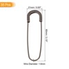 Unique Bargains Metal DIY Blankets Brooch Making Home Sewing Large Safety Pins - 2 of 4
