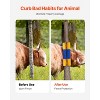 VEVOR Livestock Scratching Brush, 2 Pcs Horse Brush with 4 Screws, 17.1 x 7.5 in Cow Scratcher, for Back Itch Relief & Keep Cleaning, Blue&Yellow - 4 of 4