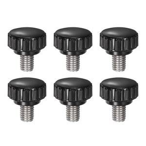 Unique Bargains Plastic Threaded Bolt Knurled Clamping Knob Thumb Screws 6 Pcs - 1 of 4