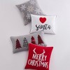 Rudolph Holiday Decorative Pillow White - Levtex Home - image 2 of 4