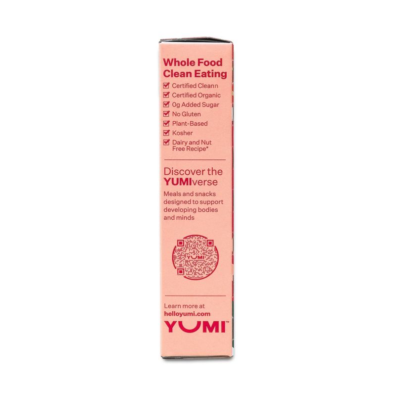 YUMI Organic Strawberry and Rhubarb Baby Snack Bars - 3.7oz/5ct, 4 of 9
