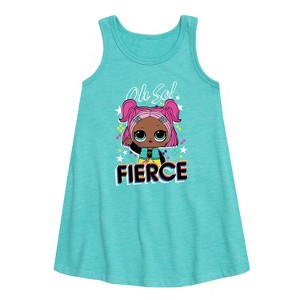 - LOL Surprise! - Oh So Fierce Graphic Sleeveless Aline Dress - 1 of 2