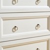 GlasFlength Decorative Storage Cabinets 5 Drawers End Table for Bedroom, Wood End Table for Living Room, Beige, 31.25"*15.75"*48" - 4 of 4