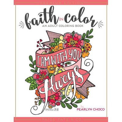 Faith in Color - (Christian Coloring, Journaling, Lettering and Illustrated Wo) by  Paige Tate Select (Paperback)