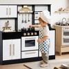 Kinder King Wooden Kids Play Kitchen, Toy Kitchen Playset for Toddler, Realistic Kitchen Sets w/Lights & Sounds, Gift for Boys Girls Age 3+ - 2 of 4