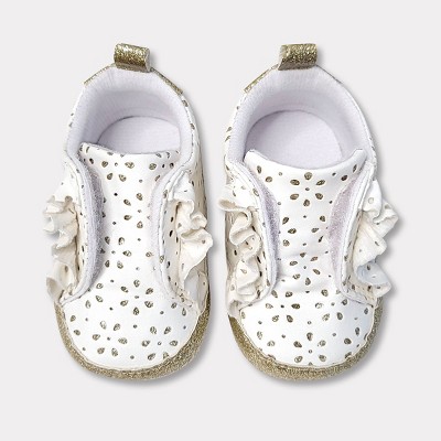 Baby Girls' Eyelet Shoes - Cat & Jack™ White 0-3M