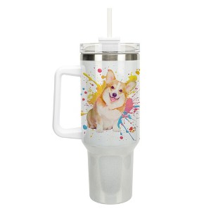 100 North Meowdy Partner Kitty Cat Cowboy Wrap-Around 40 Oz. Stainless Steel Water Bottle Coffee Mug, Spill & Leak Resistant, Travel Tumbler with - 1 of 4