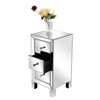 Karl Home 3-Drawer Silver MDF 11.81in. W Nightstands - 4 of 4