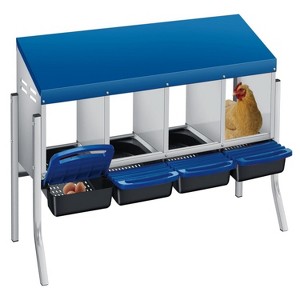 GustoWave Roll-Away Nesting Boxes for Chickens Coop - 1 of 4