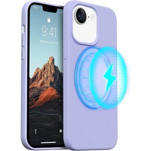 Entronix [Magnetic] Case Compatible with iPhone 16E - Soft-Touch Liquid Silicone - 1 of 4