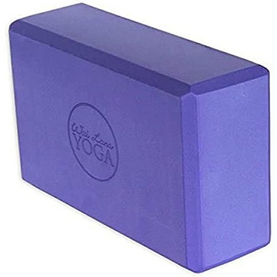 Wai Lana 3" Foam Yoga Block, Color: Purple