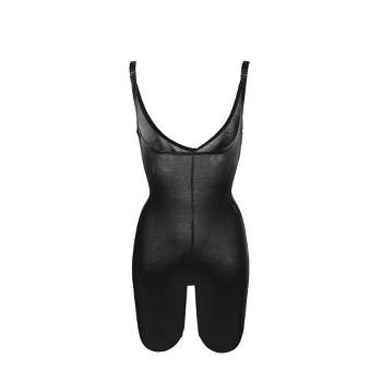 Unique Bargains Women Shapewear Tummy Control Full Bust Bodysuit Butt  Lifter Thigh Slimmer Black Size L : Target