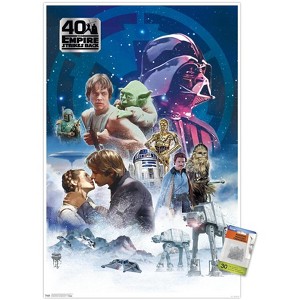 Trends International Star Wars: The Empire Strikes Back 40th - Classic Unframed Wall Poster Prints - 1 of 4