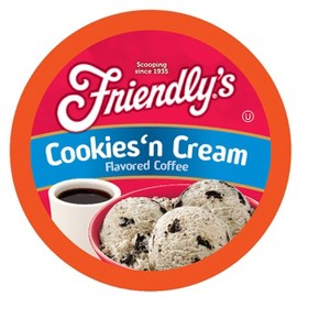 Friendly's Chocolate and Vanilla Flavored Pods, Keurig 2.0,Cookies & Cream,40 Ct - 1 of 4