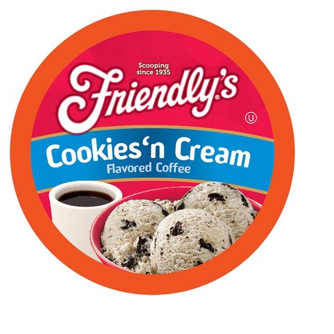 Friendly's Chocolate and Vanilla Flavored Pods, Keurig 2.0,Cookies & Cream,40 Ct - image 1 of 4