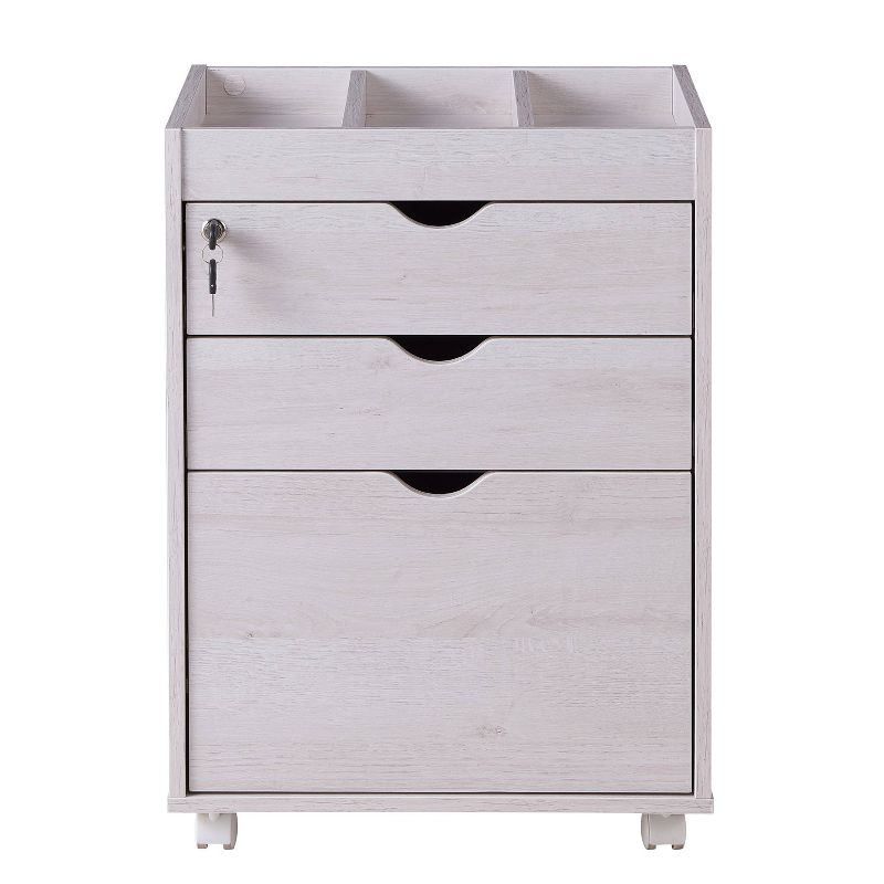 24/7 Shop At Home Nymik Lockable and Mobile File Cabinet  , 3 of 9