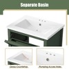 Mshliw 24 Inch Modern Bathroom Vanity with Ceramic Sink, 2 Drawers, Freestanding Storage Cabinet with Soft-Close Design - 4 of 4