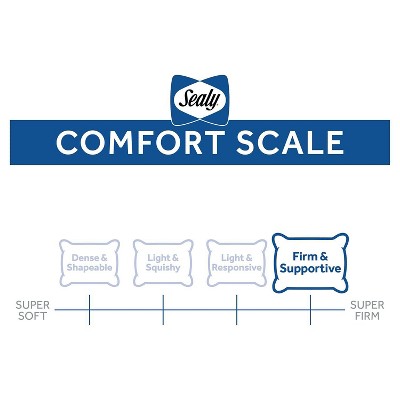 Sealy Frost Cool Touch White Polyester Hypoallergenic Bed Pillow