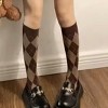 Argyle Patterned Knee High Socks from the Sock Panda (Women's Sizes, Adult Medium) - 2 of 3