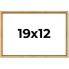 PosterPalooza | Classic Modern Gold Picture Frame - UV Acrylic, Backing Board, Hanging Hardware Included - 2 of 4