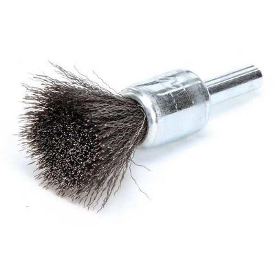 Weiler  Crimped Wire End Brush,Steel,1/2 In. 96099