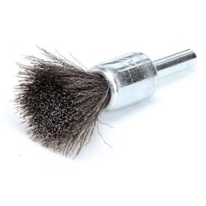 Weiler  Crimped Wire End Brush,Steel,1/2 In. 96099 - 1 of 2