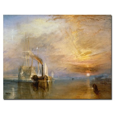Trademark Fine Art -Joseph Turner 'The Fighting Temeraire 1839' Canvas Art