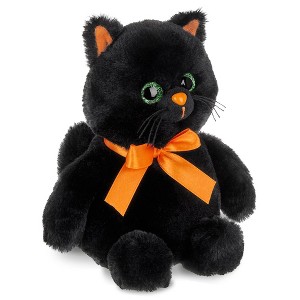 Bearington Ebony The Halloween Cat, 7 Inch Black Cat Plush, Halloween Stuffed Animal, For Ages 3-14 - 1 of 4