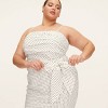 Women's Mini Polka Dot Ruched Linen Tank Top -  kate spade new york x Target Cream/Black - 4 of 4