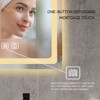 FONTOI Single Bathroom Vanity Mirror, Modern Wall-Mounted Mirror with Anti-Fog, Smart Touch Control for Home Salon Use, Natural, 27.56"*19.69"*4.1" - 4 of 4